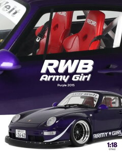 GT Spirit gts562 1/18 ~jJ[ W v|[Vf 2015Nf |VF PORSCHE - 911 993 RWB RAUH WELT ARMY GIRL 2015 p[v