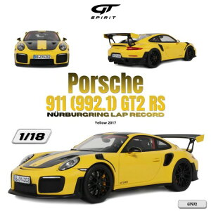 GT Spirit gts972 1/18 �~�j�J�[ ���W�� �v���|�[�V�������f�� 2017�N���f�� �|���V�F PORSCHE - 911 991-2 GTS2 RS COUPE NURBURGRING LAP RECORD (6 minutes 47.3 seconds) 2017