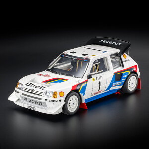 Top Marques �g�b�v�}���P�X 1/12 �~�j�J�[ ���W�� �v���|�[�V�������f�� 1986�N�����[�E�����e�J���� ��2�� �v�W���[ PEUGEOT - 205 TURBO 16 EVO2 No.1 2nd RALLY MONTECARLO 1986 TIMO SALONEN - SEPPO HARJANE