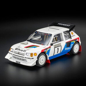 Top Marques �g�b�v�}���P�X 1/12 �~�j�J�[ ���W�� �v���|�[�V�������f�� 1986�N1000�΃����[ �D�����f�� �v�W���[ PEUGEOT - 205 TURBO 16 EVO2 No.1 WINNER RALLY 1000 LAKES 1986 TIMO SALONEN - SEPPO HARJANNE
