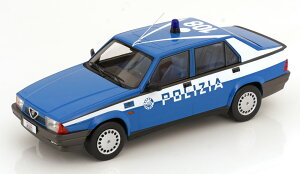 Triple9 1/18 ~jJ[ _CLXgf 1988Nf At@I ALFA ROMEO - 75 POLIZIA - POLICE - 1988 x@ԗ