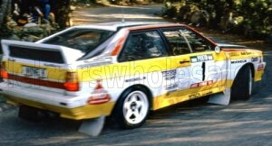 Top Marques gbv}PX 1/12 ~jJ[ W v|[Vf 1984N[E|gK Df AEfB AUDI - SPORT QUATTRO A2 TEAM AUDI SPORT No.1 WINNER RALLY PORTUGAL 1984 HANNU MIKKOLA - ARNE HERTZ