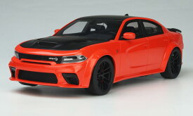 GT Spirit 1/18 ミニカー レジン プロポーションモデル 2021年モデル ダッジ チャージャー Dodge Charger SRT HELLCAT RED EYE 　GO MANGO オレンジカラー