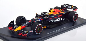 Spark 1/18 �~�j�J�[ �_�C�L���X�g���f�� 2022�N11���A�u�_�rGP �D�����f�� �I���N�� ���b�h�u���E���[�V���O Oracle Red Bull RB18 #1 Max Verstappen Winner