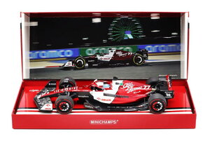 Minichamps ~j`vX 1/18 ~jJ[ W v|[Vf 2022No[[GP 6 At@I ALFA ROMEO F1 REAM ORLEN C42 - VALTTERI BOTTAS - BAHRAIN GP 2022 ʃMtgpbP[Wdl