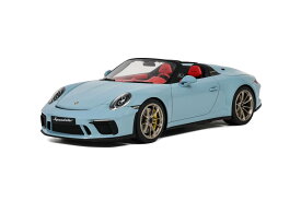 GT Spirit 1/18 ミニカー レジン プロポーションモデル 2019年モデル ポルシェ PORSCHE 911 991-2 SPEEDSTER CABRIOLET 2019 - MEISSEN BLUE ブルー