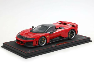 BBR 1/18 �~�j�J�[ ���W�� �v���|�[�V�������f�� 2024�N���f�� �t�F���[�� FERRARI F80 2024 - CARBON SILVER RIMS ROSSO CORSA �J�[�{���V���o�[�z�C�[���E�t�F���[�����b�h