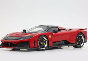 BBR 1/18 �~�j�J�[ ���W�� �v���|�[�V�������f�� 2024�N���f�� �t�F���[�� FERRARI F80 2024 - CARBON SILVER RIMS ROSSO SUPERCAR �J�[�{���V���o�[�z�C�[���E���b�h���^���b�N