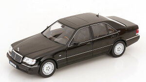 Norev �m���� 1/18 �~�j�J�[ �_�C�L���X�g���f�� 1997�N���f�� �����Z�f�X�x���c MERCEDES BENZ - S-CLASS S600 1997 Obsidian Black Metallic �u���b�N���^���b�N