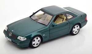 Norev 1/18 ミニカー ダイキャストモデル 1999年モデル メルセデスベンツ MERCEDES BENZ - SL-CLASS SL500 1999 - GREEN MET グリーンメタリック