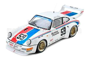 Spark 1/18 �~�j�J�[ ���W�� �v���|�[�V�������f�� 1993�N�Z�u�����O12���� �|���V�F PORSCHE - 911 964 TURBO S TEAM BRUMOS PORSCHE No.59 12h SEBRING 1993 WALTER ROHRL - HANS JOACHIM STUCK - HURLEY HAYWOOD