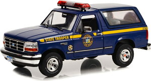 Greenlight O[Cg 1/18 ~jJ[ _CLXgf 1996Nf tH[h Ford Bronco XLT 1996 New York State Police