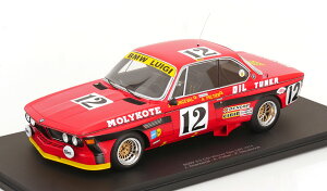 Spark 1/18 �~�j�J�[ ���W�� �v���|�[�V�������f�� 1974�NSPA 24���� �D�����f�� BMW - 3.0 CSi TEAM LUIGI RACING No.12 WINNER 24h SPA 1974 JEAN XHENCEVAL - ALAIN PELTIER - PIERRE DIEUDONNE