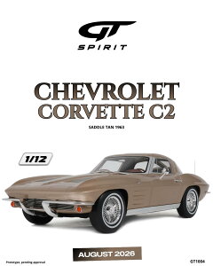 GT Spirit gts1004 1/12 �~�j�J�[ ���W�� �v���|�[�V�������f�� 1963�N���f�� �V�{���[ CHEVROLET - CORVETTE C2 COUPE 1963 �u���E�����^���b�N