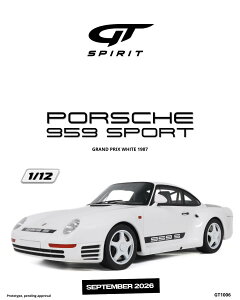 GT Spirit gts1006 1/12 �~�j�J�[ ���W�� �v���|�[�V�������f�� 1987�N���f�� �|���V�F PORSCHE - 959 S COUPE 1987 �|���V�F