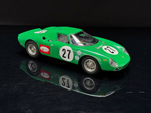 CMC 1/18 �~�j�J�[ �_�C�L���X�g���f�� 1966�N�f�C�g�i24���� ��7�� �t�F���[�� FERRARI 250LM 3.3L V12 TEAM DAVID PIPER RACING No.27 24h DAYTONA 1966 DAVID PIPER - RICHARD ATTWOOD