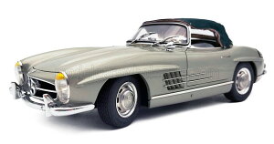 CMC 1/18 �X�P�[�� �_�C�L���X�g���f�� 1954�N���f�� �����Z�f�X�x���c MERCEDES BENZ - 300SL ROADSTER SPIDER SOFT-TOP CLOSED (W198) 1954 - 2 TONE GREEN �O���[��