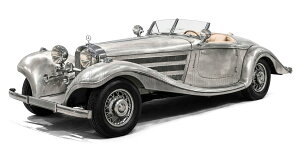 CMC 1/18 �X�P�[�� �_�C�L���X�g���f�� 1935�N���f�� �����Z�f�X�x���c MERCEDES BENZ - 500K SPEZIAL ROADSTER CABRIOLET OPEN 1935 �V���o�[