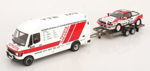 Otto Mobile 1/18 1990�N�T�t�@�������[ �D�����f�� �g���^ �Z���J TOYOTA - RALLY SET - CELICA GT-FOUR ST165 (night version) No.3 WINNER RALLY SAFARI RALLY 1990 BJORN WALDEGARD - FRED GALLAGHER + MERCEDES BENZ 208D VAN ASSISTANCE TEAM TOYOTA