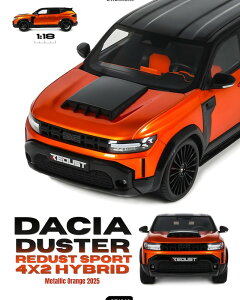 Otto Mobile otm1316 �I�b�g���r�� 1/18 �~�j�J�[ ���W�� �v���|�[�V�������f�� 2025�N���f�� �_�`�A DACIA - DUSTER REDUST SPORT 4x2 HYBRID 2025 �_�`�A