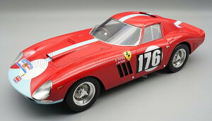 Tecnomodel �e�N�m���f�� 1/12�~�j�J�[ ���W�� �v���|�[�V�������f�� 1964�N�c�[���E�f�E�t�����X �t�F���[�� FERRARI - 250 GTO 64 3.0L V12 No.176 TOUR DE FRANCE 1964 DAVID PIPER - JO SIFFERT