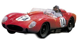 Top Marques �g�b�v�}���P�X 1/12 �~�j�J�[ ���W�� �v���|�[�V�������f�� 1958�N���}��24���� �D�����f�� �t�F���[�� FERRARI - 250 TR TESTAROSSA 3.0L V12 SPIDER TEAM SCUDERIA FERRARI No.14 WINNER 24h LE MANS 1958 OLIVIER GE