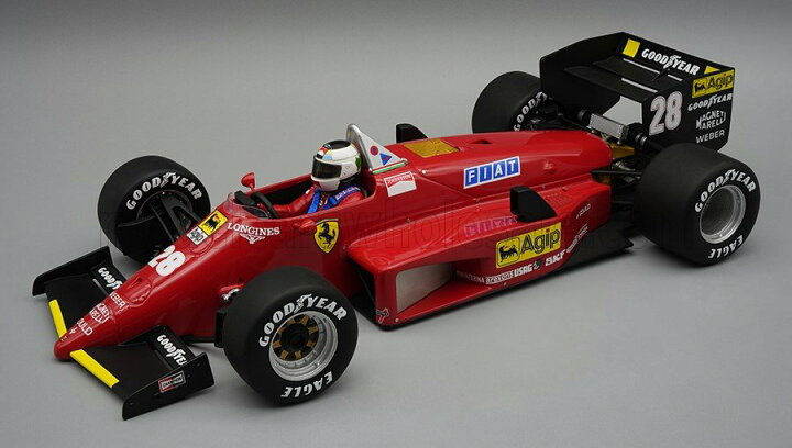 Tecnomodel Ferrari 156-85 F1 #28 Stefan Johansson 1985 Nürburgring - Échelle 1/18