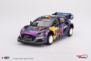 Top Speed 1/18 �~�j�J�[ ���W�� �v���|�[�V�������f�� 2022�N�����[�E�C�^���A�E�T���f�B�A 2�ʓ��� �t�H�[�h Ford Puma Rally1 No.42 M-Sport Ford WRT LHD ���n���h���d�l