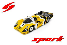 Spark 1/12 ミニカー レジン プロポーションモデル 1985年ルマン24時間 優勝モデル ポルシェ PORSCHE - 956 No.7 WINNER 24h LE MANS 1985 K.Ludwig / J.Winter / P.Barilla ディスプレイケース付き
