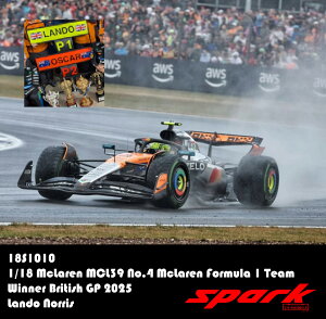 Spark Xp[N 1/18 ~jJ[ W v|[Vf 2025N7pGP Df }N[ MCL39 No.4 hEmX Pit Board t