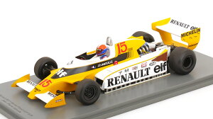 Spark 1/18 ~jJ[ W v|[Vf1979NtXGP m[ Renault RS11 #15 Winner French GP 1979 Jean-Pierre Jabouille