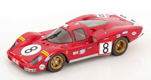 Werk83 1/18 ~jJ[ W v|[Vf 1970N}24 tF[ FERRARI - 512S 5.0L V12 LONG TAIL TEAM SEFAC SPA FERRARI No. 8 24h LE MANS 1970 ARTURO MERZIARIO - CLAY REGAZZONI