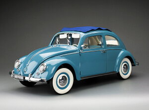 Sun Star 1/12 �~�j�J�[ �_�C�L���X�g���f�� 1958�N���f�� �t�H���N�X���[�Q�� VOLKSWAGEN BEETLE SALOON OPEN ROOF 1958 �O���[��