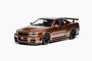 MotorHelix [^[wbNX 1/18 ~jJ[ _CLXgf 2000Nf Y NISSAN SKYLINE GT-R (R34) CUSTOMIZED VERSION 2000 Metal Bronze uY^bN