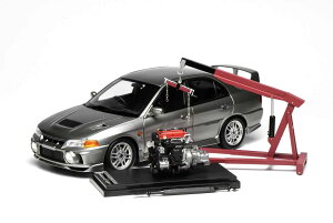 MotorHelix [^[wbNX 1/18 ~jJ[ _CLXgf 1997Nf OH Mitsubishi Lancer Evolution IV Street Silver Metallic Vo[^bN 1/18scale fBXvCGWEGWN[