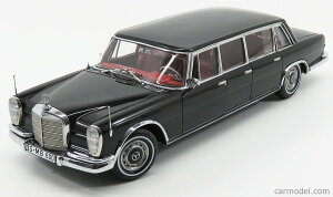 CMC 1/18 �X�P�[�� �_�C�L���X�g���f�� 1963�N���f�� �����Z�f�X�x���c 600 �v���}�� �����W�� (W100) 6�h�A �u���b�NMERCEDES BENZ - S-CLASS 600 PULLMAN W100 1963 1:18 CMC