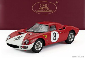CMC 1/18 ~jJ[ _CLXgf 1964NtX 12 Hours of Reims tF[ FERRARI - 250LM ch. n5909 No.8 12h REIMS 1964 JOHN SURTEES - LORENZO BANDINI