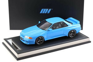 MotorHelix [^[wbNX 1/18 ~jJ[ W v|[Vf 1989Nf Y NISSAN - SKYLINE GT-R (R32) COUPE CUSTOMIZED VERSION 1989 Cyan Blue u[