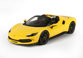 BBR 1/18 ミニカー レジン プロポーションモデル 2022年モデル フェラーリ FERRARI - 296 GTS Spider GIALLO MODENA イエロー ブラックホイール