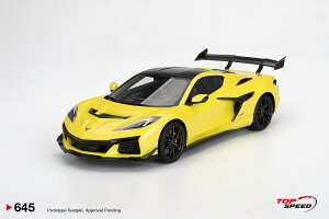 Top Speed 1/18 ~jJ[ W v|[Vf 2025Nf V{[ Rxbg Chevrolet Corvette ZR1 Accelerate Yellow CG[