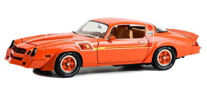 Greenlight �O���[�����C�g 1/18 �~�j�J�[ �_�C�L���X�g���f�� 1980�N���f�� �V�{���[ �J�}�� Chevrolet Camaro Z/28 Hugger General Motors Special Vehicle Development, hugger red/orange �I�����W