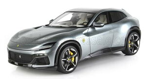 BBR 1/18 ~jJ[ _CLXgf 2022Nf tF[ FERRARI - PUROSANGUE SUV PANORAMIC ROOF 2022 - POLIFOAM PACKAGING VvpbP[W GRIGIO TITANIO O[^bN