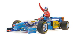 Minichamps ~j`vX@1/18 ~jJ[ _CLXgf 1995NJi_GP BENETTON RENAULT B195 MICHAEL SCHUMACHER CANADIAN GP 1995 (W/FIGURINE ALESI WEAW tBMAt)