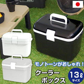 限定カラー クーラーボックス モノトーン 小型 13L かわいい おしゃれ クーラーバッグ クーラーバスケット クーラーBOX キャンプ用品 フェス レジャー 海 海水浴 バーベキュー BBQ 便利 釣り ペットボトル 収納ボックス