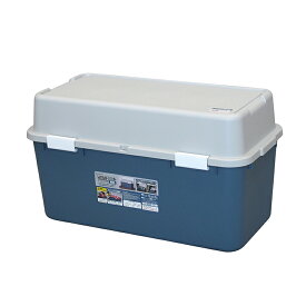 プラスチック収納庫 大容量収納 ワイドストッカー 限定カラー ホームボックス プラス 880 容量101L JEJアステージ ツートン ブルー ブラック コンテナボックス 収納ケース 日本製 国産【送料無料】