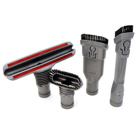 4PCS/Set ハンディークリーナー ノズルツール ヘッド アタッチメントキットAsthma and Allergy Kit フトン布団 フトンツール フレキシブル隙間ノズル ソフトブラシツール 適合 ダイソンハンディ掃