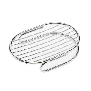 TVETE 石鹸置き ソープトレー ステンレスソープディッシュ ソープホルダー ステンレス製 石鹸ホルダー 収納ケース 石鹸置きケース ソープトレイ スポンジ置き 水切り バス用品