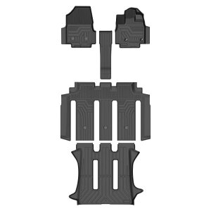 Jiooy ホンダ 新型フリード GT系 6人乗り フロアマット+セカンドマット+ラゲッジマット GT1 フロアマット GT2 3D立体 GT3/4 カーマット GT5 トランクマット GT6/7/8 防水 縁高 汚れ防止 TPE 滑り止め ア