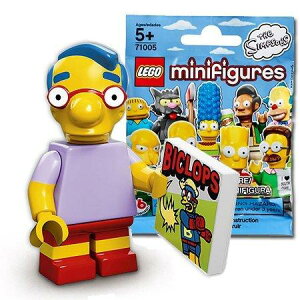 SiLEGOj ~jtBMA UEVv\Y V[Y1 ~nEXE@Ez[ebLEGO Minifigures The Simpsons Series1 Milhouse van Houten y71005-9z