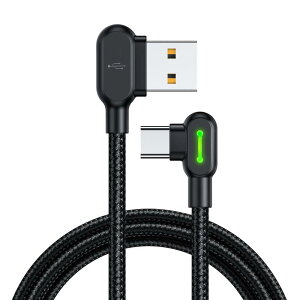Mcdodo USB-CP[u 3A}[d Type-CP[u [L^݌v f[^] USB-A[qʑ} ^CvCR[h LEDCgt ϋviC҂ Pad i-Phone 17/16/15 Xperia Galaxy P
